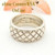 Cross Hatch Wide Band Sterling Silver Ring Southwest Spirit® Collection Four Corners USA OnLine Jewelry BDZ-2372