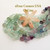 Rainbow Fluorite 8mm Handcut Coin Bead Strands 5 Unit Bulk Four Corners USA OnLine Jewelry Making Beading Craft Supplies