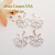 Snowflake Chandelier Sterling Silver Jewelry Component 4 Unit Bulk Four Corners USA OnLine Jewelry Supplies