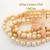 6mm Cream Freshwater Rice Pearl Bead Strands 4 Unit Bulk Four Corners USA OnLine Jewelry Making Beading Craft Supplies