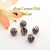 6mm Oxidized Round Sterling Silver Bead 86 Unit Bulk Four Corners USA OnLine Jewelry Supplies