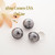 12mm Stamped Pumpkin Sterling Silver Bead Native American Crafted 20 Unit Bulk Four Corners USA OnLine Jewelry Supplies