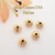 5mm 14K Gold Filled Corrugated Saucer Bead 9 Unit Bulk Closeout Four Corners USA OnLine Jewelry Supplies