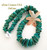 17mm Graduated FreeForm Slice Kingman Turquoise Beads Designer 16 Inch Strand BDZ-2567 Four Corners USA OnLine Designer Jewelry Making Supplies