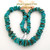 15mm Graduated FreeForm Slice Kingman Turquoise Beads Designer 16 Inch Strand BDZ-2570 Four Corners USA OnLine Designer Jewelry Making Supplies