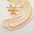 6mm Rice Shape White Freshwater Pearl Bead Strands 4 Unit Bulk Four Corners USA OnLine Jewelry Making Beading Supplies