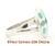 Size 4 1/2 Turquoise and Lapis Inlay Ring Zuni Natachu Four Corners USA OnLine Native American Silver Jewelry Closeout Final Sale NAR-09062