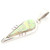 Lime Yellow Fire Opal Sterling Pendant Native American Indian Silver Jewelry Florence Tahe (NAP-09304)