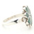 Size 5 Malachite Inlay Flower Sterling Ring Native American Indian Zuni Jewelry Closeout Final Sale Four Corners USA OnLine