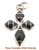 On Sale Now Onyx Sterling Silver Inlay Cross Native American Zuni Hancrafted by James Kee NACR-09120 Four Corners USA OnLine