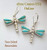 Two Sided Reversible Inlay Turquoise Dragonfly Earrings Merle House Four Corners USA OnLine Native American Indian Silver Jewelry NAER-092041