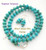 8mm Kingman Turquoise 18 Inch Beaded Necklace Earring Set Four Corners USA OnLine Artisan Crafted Jewelry FCN-13004