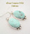 Large Dry Creek Turquoise Stone Sterling Earrings Artisan Shirley Henry Four Corners USA OnLine Native American Jewelry NAER-13056