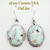 Dry Creek Turquoise Stone Earrings Navajo Artisan Jane Francisco Four Corners USA OnLine Native American Silver Jewelry NAER-13084