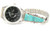 Women's Turquoise Inlay Sterling Watch Kokopelli Face Native American Jewelry Steve Francisco (NAW-1403)