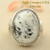 Men's White Buffalo Turquoise Ring Size 10 3/4 Navajo Tony Garcia Four Corners USA OnLine Native American Indian Silver Jewelry NAR-1473