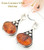 Amber Teardrop Sterling Earrings Native American Navajo Silversmith Ella Cowboy Four Corners USA OnLine NAER-1448