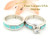 Turquoise Engagement Bridal Wedding Ring Set Size 5 Native American Silver Jewelry WS-1451 Four Corners USA OnLine