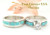 Turquoise Engagement Bridal Wedding Ring Set Size 5 Native American Silver Jewelry WS-1451 Four Corners USA OnLine