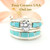 Turquoise Engagement Bridal Wedding Ring Set Size 5 Native American Silver Jewelry WS-1451 Four Corners USA OnLine