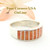 Orange Spiny Oyster Inlay Band Ring Size 6 Native American Ella Cowboy Silver Jewelry WB-1520 Four Corners USA OnLine Native American Silver Jewelry