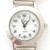 Women's Wide Rim Black Face Nadia Stainless Steel Back Watch Face NAWF-WHITE- W (NAWF-WHITE- W)