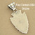 Arrowhead Eagle Turquoise Silver Pendant Navajo Alice Johnson Four Corners USA OnLine Native American Jewelry Store NAP-1466