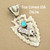 Arrowhead Eagle Turquoise Silver Pendant Navajo Alice Johnson Four Corners USA OnLine Native American Jewelry Store NAP-1466