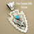 Arrowhead Eagle Turquoise Sterling Silver Pendant Native American Navajo Alice Johnson NAP-1467 Four Corners USA OnLine Jewelry