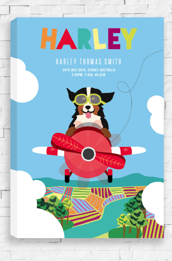 big personalised canvas