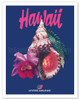 Hawaii - Triton’s Trumpet Shell (Pü Puhi) - United Airlines - Vintage Airline Travel Poster