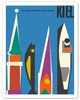 Kiel, Germany - Lively City on the Baltic Sea - c. 1950's - Poster by Sigrid and Hans Lämmle