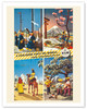 Holland, Japan, Middle East, Mexico - KLM Royal Dutch Airlines - Vintage Airline Travel Poster