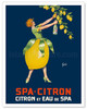 Spa-Citron - Lemon Mineral Water - Spa, France - c. 1920's - Poster by Georges “Géo” François
