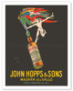 John Hopps & Sons Marsala Wine - Mazara del Vallo, Sicilia, Italy - c. 1923 - Poster by Mario Bazzi