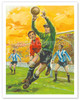 The Goalkeeper (Goalie) - Spanish Soccer Football - c. 1963 - Vintage Sports Poster