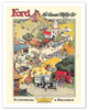 Ford The General Utility Car - Economical & Reliable - c. 1912 - Poster by Oswald Hamilton Cuningham