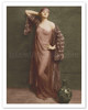 Yasmin, Portrait - Classic Vintage French Nude - Hand-Colored Tinted Art - c.1905 - Poster by Albert Henry Collings