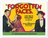 Forgotten Faces - Starring Clive Brook, Mary Brian, William Powell and Olga Baclanova - Vintage Movie Poster