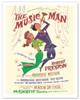 The Music Man - Starring Robert Preston - Majestic Theater Broadway - c. 1957 - Poster by David Klein