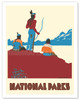 National Parks - Native Americans - c. 1935 - Poster by Dorothy Waugh