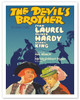 The Devil's Brother - Starring Stan Laurel & Oliver Hardy - Comic Opera (Fra Diavolo) by Auber - c. 1934 - Vintage Movie Poster