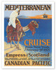 Mediterranean Cruise - Canadian Pacific Steamships - c. 1924 - Poster by George E. McElroy