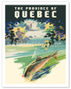 The Province of Québec - Trout Fishing - c. 1930