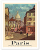 Paris, France - A Street of Montmartre - c. 1950's - Poster by Rod Rieder