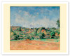 The Bellevue Plain - also called The Red Earth - c. 1890 - Poster by Paul Cézanne