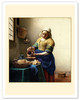 The Milkmaid (The Kitchenmaid) - c. 1658 - Poster by Johannes Vermeer
