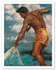 Island Fisherman - Poster by Mickelson