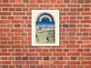 June: Palace & Sainte-Chapelle - Book of Hours (Très Riches Heures) - c. 1400's