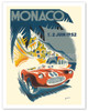 1952 Monaco Grand Prix - Formula One Race Cars - Monte Carlo - Poster by Bernard Minne